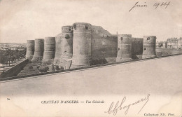 FRANCE - Angers - Le Château - Vue Générale - Carte Postale Ancienne - Angers