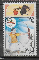 MONGOLIE N°  1961  * *  Jo 1992  Tir A L Arc  Taureau - Archery