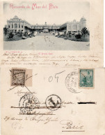 ARGENTINA 1902 POSTCARD SENT TO PARIS - Brieven En Documenten