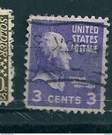 N° 372 Thomas Jefferson 3 Ct  USA  Stamp Etats Unis D' Amérique Timbre USAoblitéré 1938 - Usados