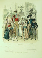 Gravure De Mode Revue De La Mode Gazette 1889 N°52 Travestissements (Maison Léoty) - Ante 1900