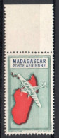 !!! MADAGASCAR, PA N°29a SANS LA VALEUR FACIALE NEUVE * - Luchtpost
