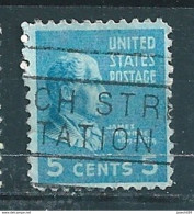 N° 375 MONROE James  Timbre Stamp Etats Unis Oblitéré 1938 USA - Oblitérés