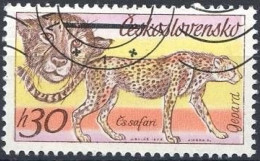 TCHECOSLOVAQUIE - Guépard - Used Stamps