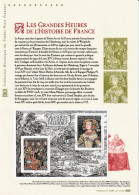 2018 - Bloc "Les Grandes Heures De L'Histoire De France" - Documents De La Poste