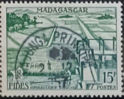 Madagascar  1956,  YT N°330  O,  Cote YT 0,5€ - Gebruikt