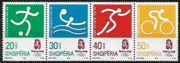 Albania 2008 MNH 4v Strip, Olympic Games, Sports - Summer 2008: Beijing