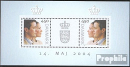 Dänemark Block23 (kompl.Ausg.) Postfrisch 2004 Hochzeit - Nuevos