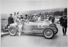 Hélene Delangle (Hellé Nice) Sur Alfa Romeo Monza Au Grand Prix De Comminges A St Gaudens 1935 -  15x10cms PHOTO - Grand Prix / F1