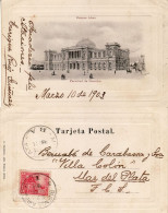 ARGENTINA 1903 POSTCARD SENT TO MAR DEL PLATA - Cartas & Documentos