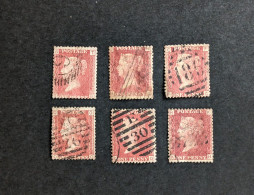 Grande Bretagne Oblitérés N YT 26 Pl 116,17,18,19,20,21 - Used Stamps