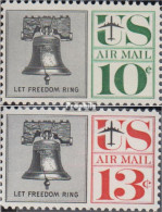 USA 781x-782x (kompl.Ausg.) Postfrisch 1960 Freiheitsglocke - Nuovi
