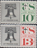 USA 781x-782x (kompl.Ausg.) Postfrisch 1960 Freiheitsglocke - Neufs