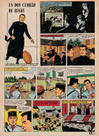 Bandeau Titre De "Un Don Camillo Du Rugby" Datant De 1960 Dessiné Par Jean Graton Et Inédit En Album. - Michel Vaillant