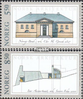 Norwegen 1387-1388 (kompl.Ausg.) Postfrisch 2001 Architektur - Unused Stamps