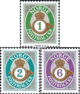 Norwegen 1380-1382 (kompl.Ausg.) Postfrisch 2001 Posthorn - Unused Stamps