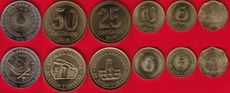 Argentina Set Of 6 Coins: 1 Centavo - 1 Peso 1992-2013 UNC - Argentina