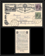 41695 Luxembourg (luxemburg) Ballon Baloon Roodt 1927 Aviation PA Poste Aérienne Airmail Carte Postale (postcard) - Covers & Documents