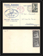 41700 Ballon RAID BELGICA 1935 DEMUYTER POLOGNE Belgique (Belgium) Aviation PA Poste Aérienne Airmail Lettre Cover - Cartas & Documentos