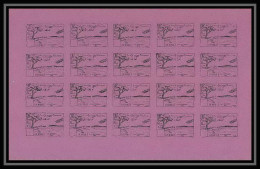 41929 Label Cinderella Vignette La Baule 1922 France Aviation PA Poste Aérienne Airmail Feuille Sheet Non Dentelé Imperf - Aviazione