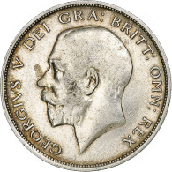 Monnaie, Grande-Bretagne, George V, 1/2 Crown, 1916, TTB+, Argent, KM:818.1 - K. 1/2 Crown