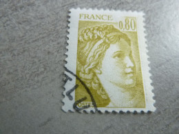 Sabine De Gandon - 80c. - Yt 1971 - Jaune-olive Pâle Tropicale - Oblitéré - Année 1977 - - 1977-1981 Sabine (Gandon)