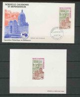 Nouvelle Calédonie épreuve De Luxe / Deluxe Proof + FDC N° 243 Ausipex 84 Melbourne Exposition Philatélique - Geschnittene, Druckproben Und Abarten