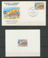 Nouvelle Calédonie épreuve De Luxe / Deluxe Proof + FDC Premier Jour N° 490 Centenaire De L'école Publique - Imperforates, Proofs & Errors