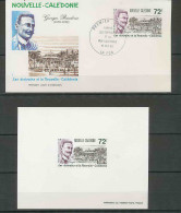 Nouvelle Calédonie épreuve De Luxe / Deluxe Proof + FDC Premier Jour N° 564 Georges Baudoux - Imperforates, Proofs & Errors