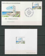 Nouvelle Calédonie épreuve De Luxe / Deluxe Proof + FDC Premier Jour N° 685 ONU Nations Unies (uno - United Nations) - Geschnittene, Druckproben Und Abarten