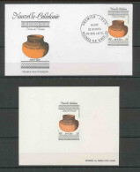 Nouvelle Calédonie épreuve De Luxe / Deluxe Proof + FDC Premier Jour Poste Aérienne N° 281 Poterie Pottery LAPITA - Imperforates, Proofs & Errors