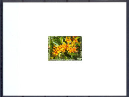 Nouvelle Calédonie épreuve De Luxe / Deluxe Proof N° 575 Flore Calédonienne Fleurs (plants - Flowers) - Non Dentellati, Prove E Varietà