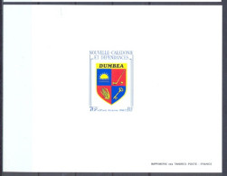 Nouvelle Calédonie épreuve De Luxe / Deluxe Proof Poste Aérienne N° 257 Armoiries De Dumbéa - Non Dentellati, Prove E Varietà