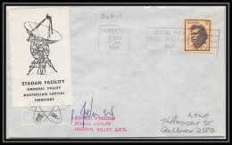 5421/ Espace (space) Lettre (cover) 7/6/1969 (signed Autograph) Stadan Facility Orroral Valley Australie (australia) - Océanie