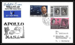 5448/ Espace (space) Lettre (cover) 1969 Signé (signed Autograph) Apollo 12 Turks And Caicos - Zuid-Amerika