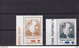 Turkey, 1996, Mi: 3089/90 Overprint MNH ** - Ungebraucht