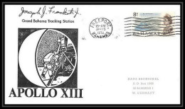 5826/ Espace (space) Lettre (cover) 15/4/1970 Signé (signed Autograph) Apollo 13 Bahamas - Südamerika