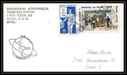 5858/ Espace (space) Lettre (cover) 1970 Smithsonian Astrophysical Natal Brésil (brazil) - South America