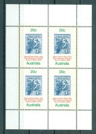 AUSTRALIE - N°BLOCS FEUILLET N°2** MNH SCAN DU VERSO - Exposition Philatélique De Melbourne. - Blokken & Velletjes