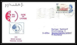 6176/ Espace (space) Lettre (cover) 1971 Signé (signed Autograph) Grand Bahama Apollo 14 Launch Bahamas - América Del Sur