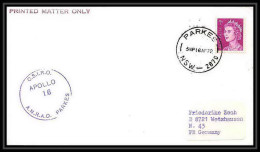 6452/ Espace (space Raumfahrt) Lettre (cover) 16/4/1972 Start Apollo 16 Parkes Australie (australia)  - Oceanië