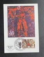 Österreich 1995 Kunst Adolf Frohner Mi. 2166 FDC, Maximumkarte, SStmpl. - Lettres & Documents