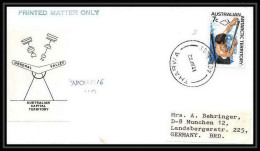 6571/ Espace (space Raumfahrt) Lettre (cover) 17/4/1972 Apollo 16 Orroral Valley Australian Tharwa Antarctic Territory  - Océanie
