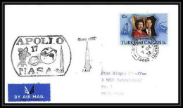 6583/ Espace (space Raumfahrt) Lettre (cover Briefe) 7/12/1972 Apollo 17 Turks And Caicos  - América Del Sur