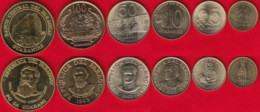 Paraguay Set Of 6 Coins: 1 - 500 Guaraníes 1990-2002 UNC - Paraguay
