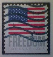 United States, Scott #5790, Used(o) Booklet, 2023, Flag Definitive: Freedom Flag, (63¢) Forever - Usati