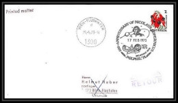 7036/ Espace (space Raumfahrt) Lettre Cover 17/2/1973 Copernic Copernicus Kopernik Polphil 73 Australie (australia) - Oceanië