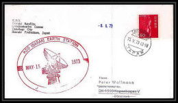 7076/ Espace (space Raumfahrt) Lettre (cover Briefe) 15/5/1973 Skylab 1 Takahagi Ibaraki Station Japon (Japan) - Asie