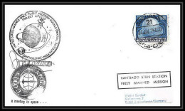 7638/ Espace Space Lettre Cover Signé Signed Autograph 24/7/1975 Recovery APOLLO Soyuz Soyouz Sojus Chili Chile - Amérique Du Sud