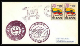 7647/ Espace (space Raumfahrt) Lettre (cover Briefe) 15/7/1975 Launch APOLLO Soyuz (soyouz Sojus) Equateur (ecuador) - Zuid-Amerika